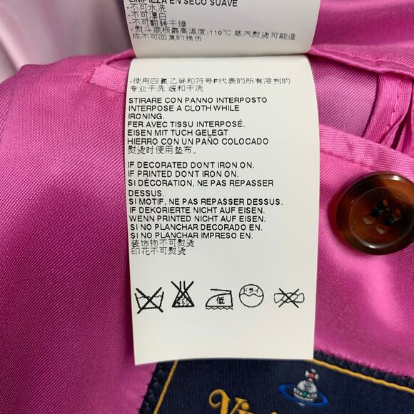 VIVIENNE WESTWOOD Size 36 Black Wool Single Breasted Sport Coat - Picture 11 of 12